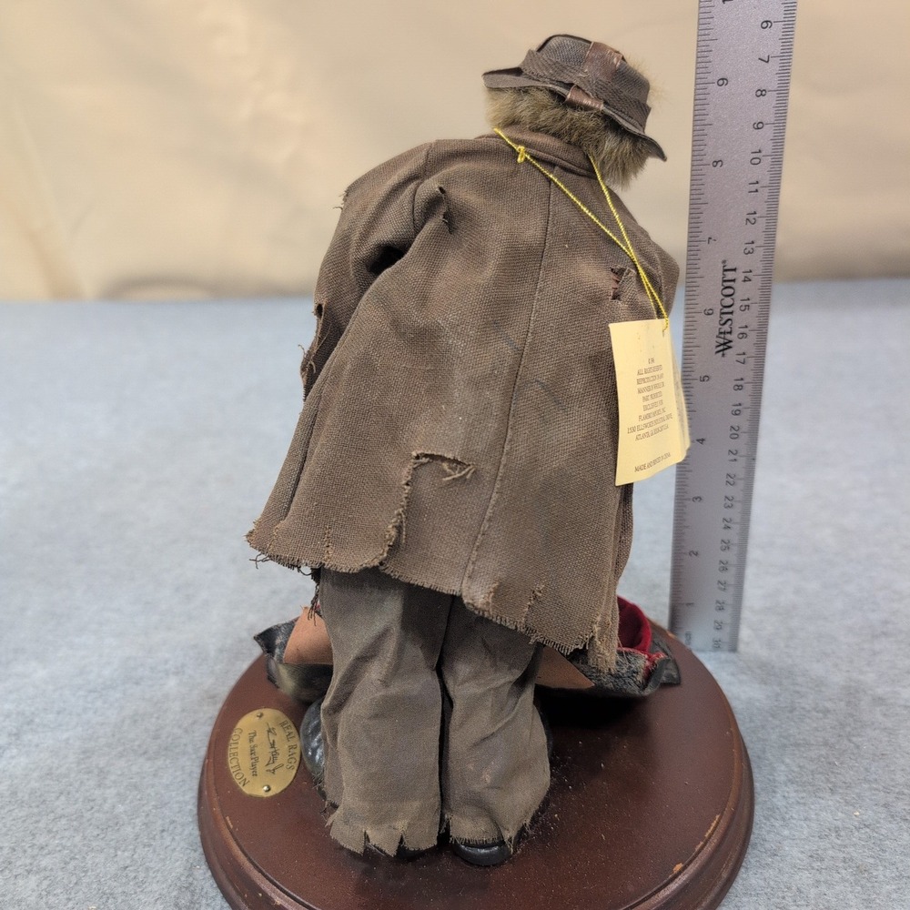 Vtg Emmett Kelly Jr Real Rags "The Sax Player" Clown Figurine Limited Edition - Picture 6 of 6
